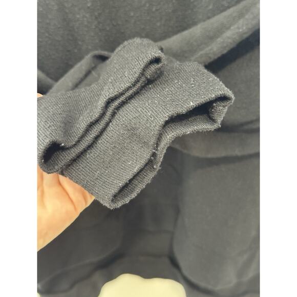 Beyond Yoga Long Sleeve Top Size Medium Black V Neck High Low Hem USA Made - Picture 3 of 7